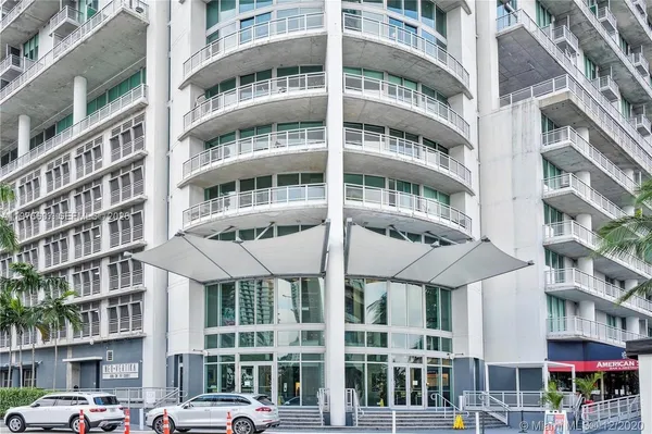 a front view of a building