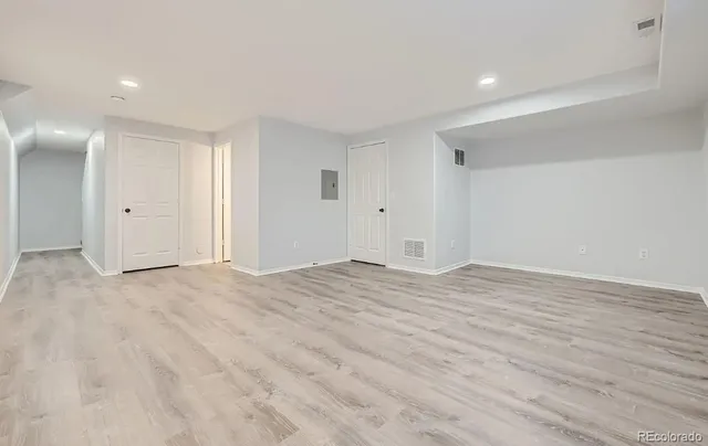 a view of empty room