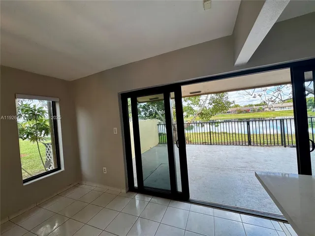 a view of a room with window