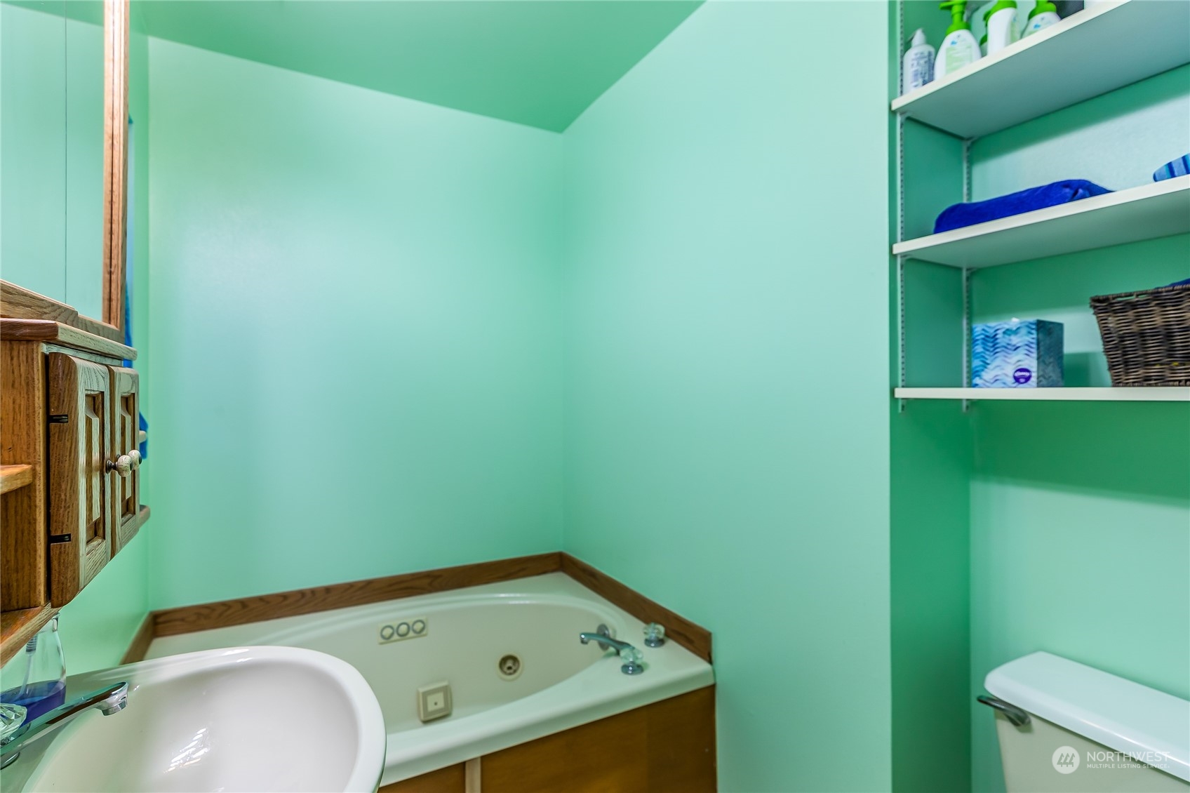 24 157th Place Southeast Bothell, WA 98012 - Photo 18 of 27 a bathroom with a sink and a toilet