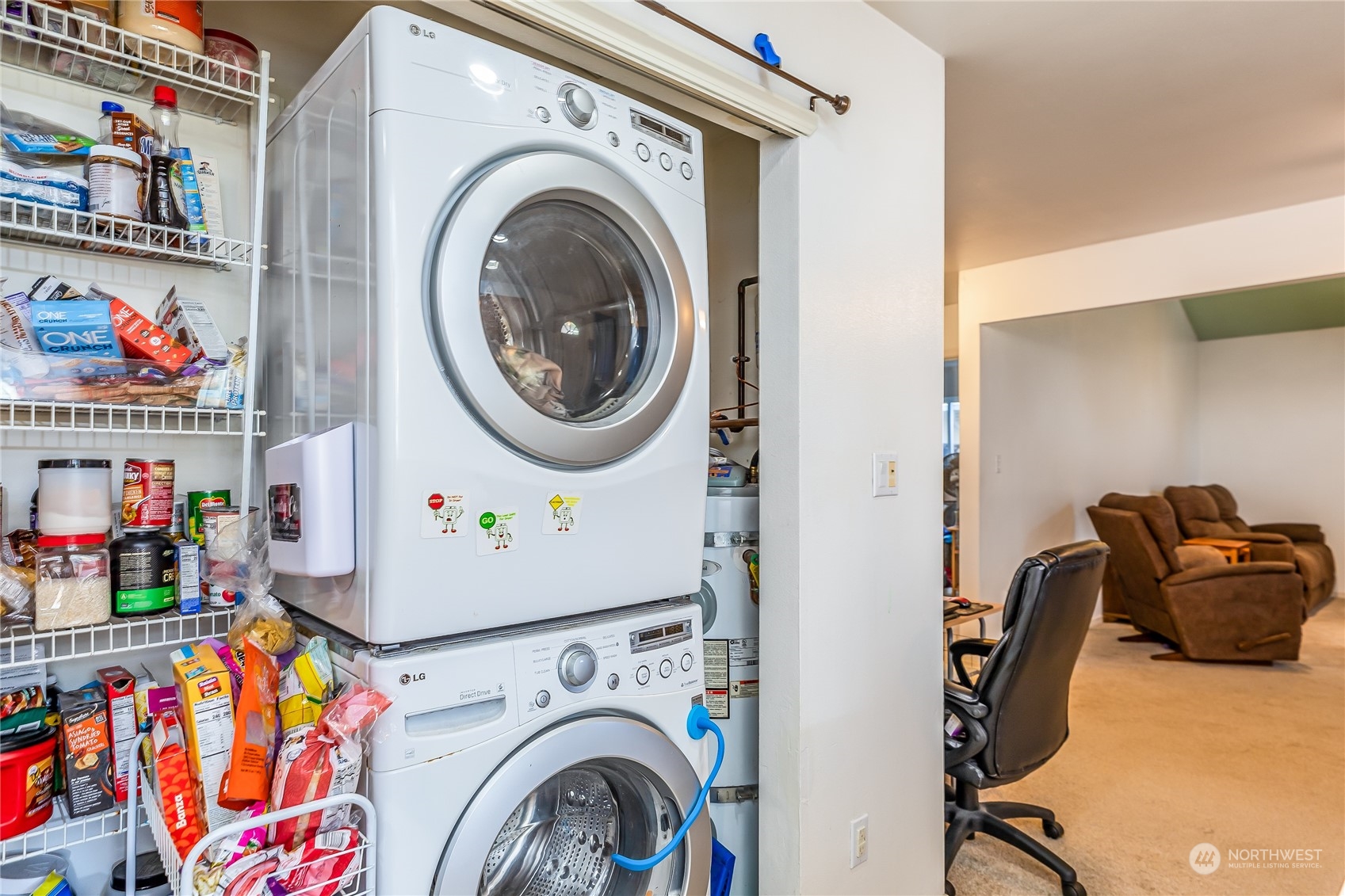 24 157th Place Southeast Bothell, WA 98012 - Photo 9 of 27 a utility room with dryer and washer