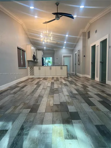 a view of an empty room