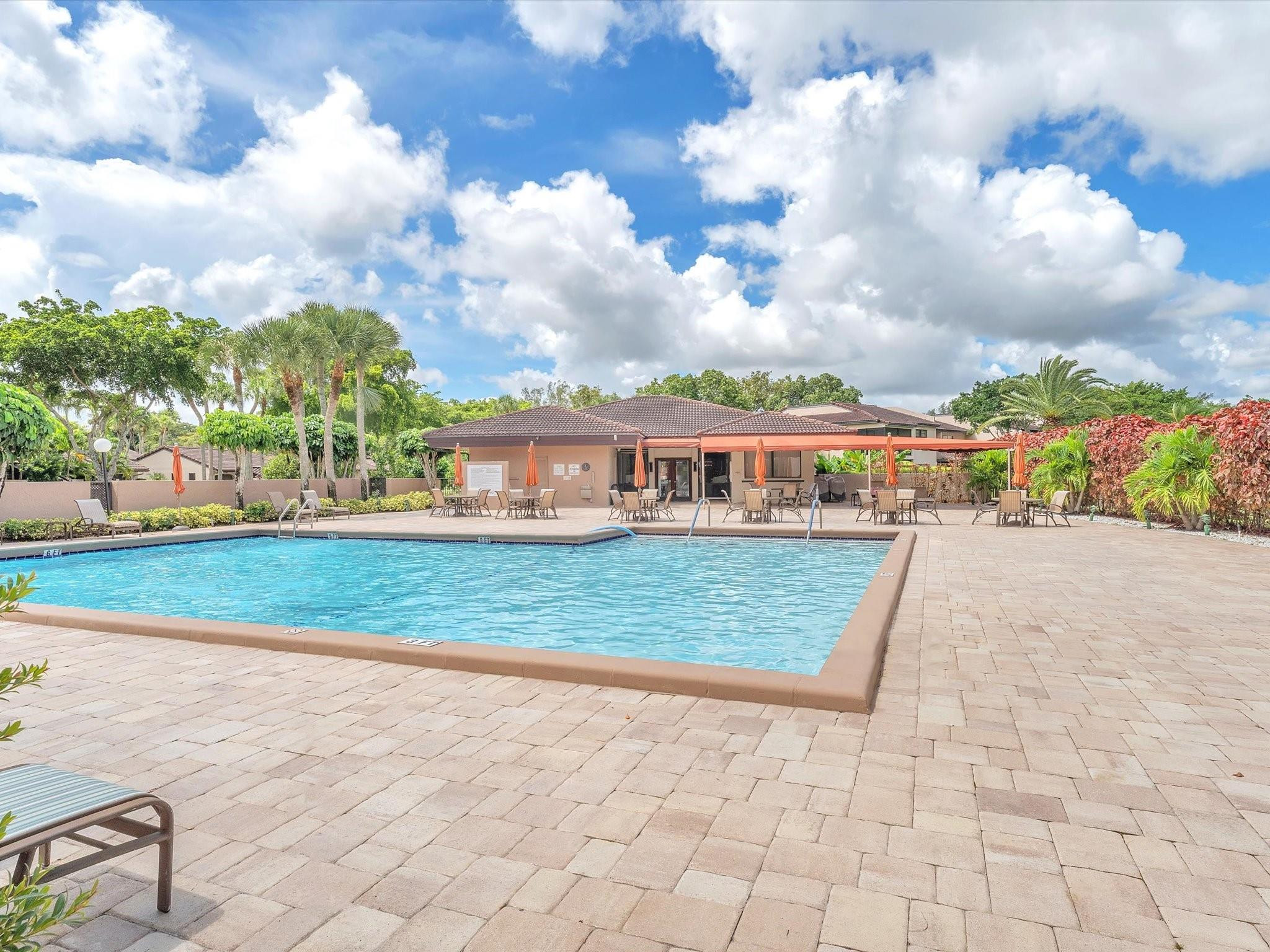 9290 Vista Del Lago, Unit E Boca Raton, FL 33428 - Photo 38 of 39 One of two pools in Pines of Boca Lago