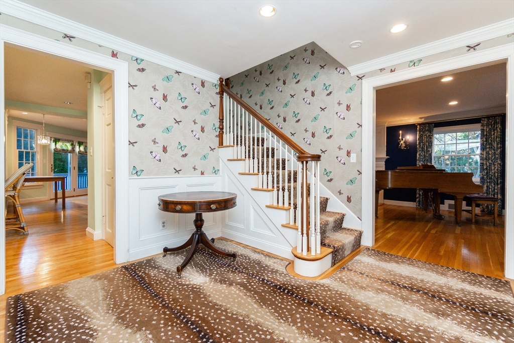 66 Suffolk Road Wellesley, MA 02481 - Photo 11 of 29 a view of entryway livingroom and hall