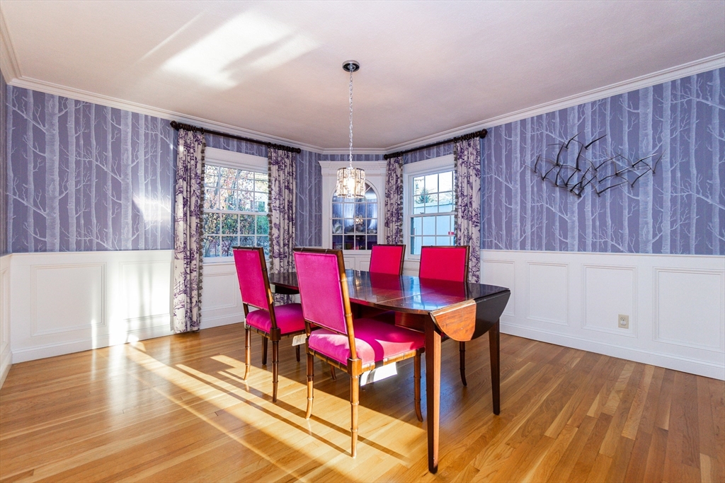 66 Suffolk Road Wellesley, MA 02481 - Photo 9 of 29 a view of a dining room with furniture and window