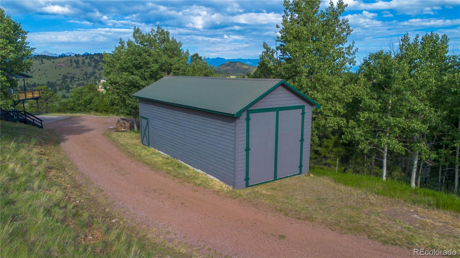 950 Junkins Loop Westcliffe, CO 81252 - Photo 33 of 35 a backyard of a house with lots of green space