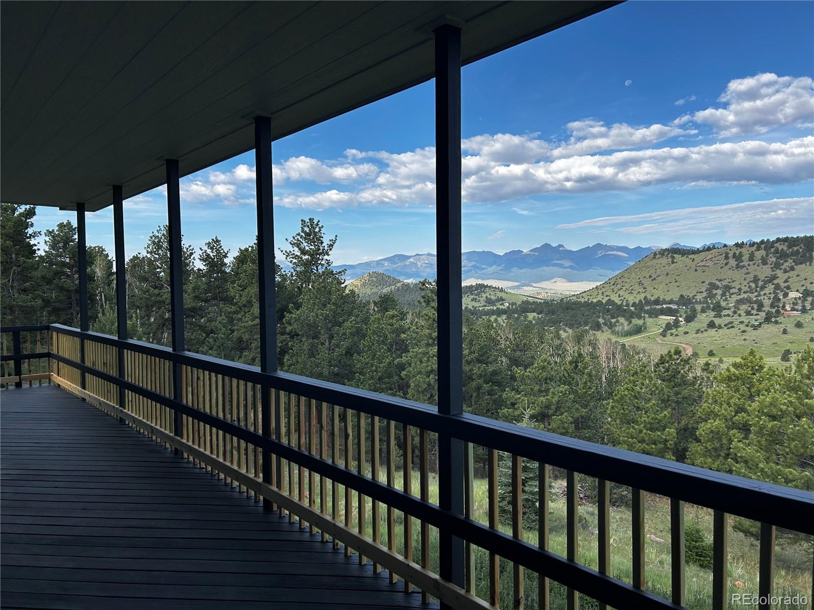 950 Junkins Loop Westcliffe, CO 81252 - Photo 5 of 35 a view of a city from a balcony