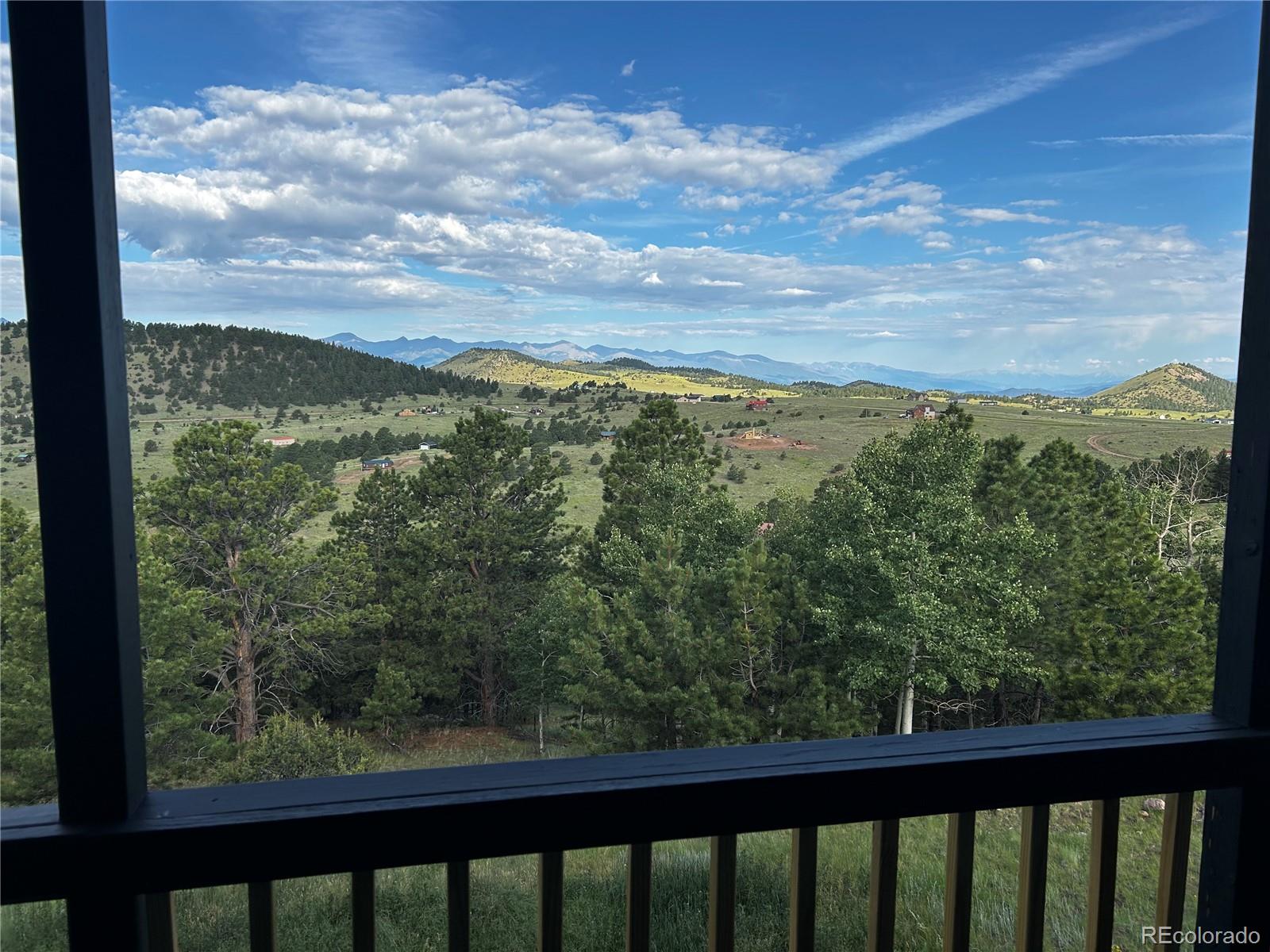 950 Junkins Loop Westcliffe, CO 81252 - Photo 6 of 35 a view of a forest from a window