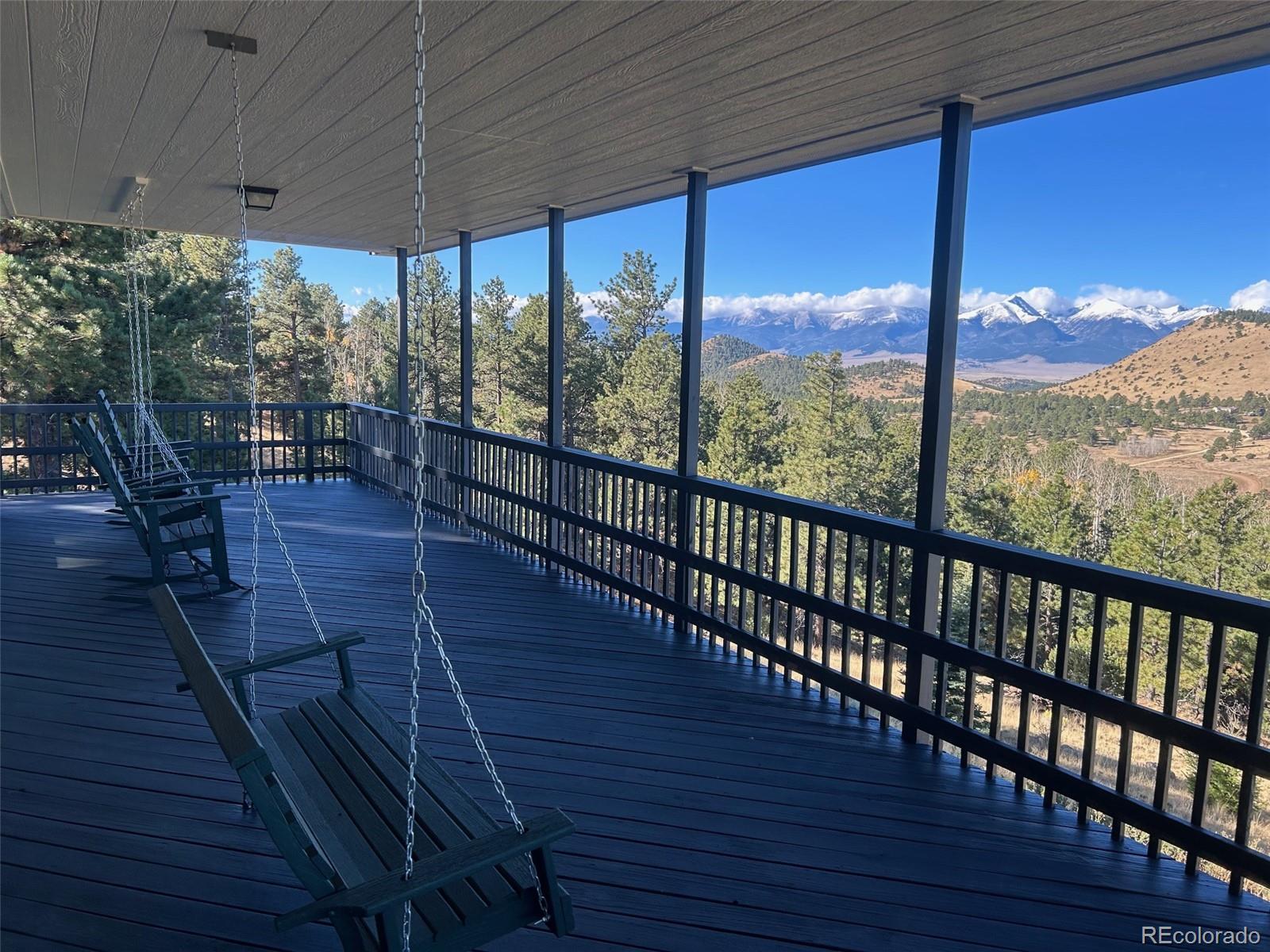 950 Junkins Loop Westcliffe, CO 81252 - Photo 7 of 35 a view of outdoor space with deck