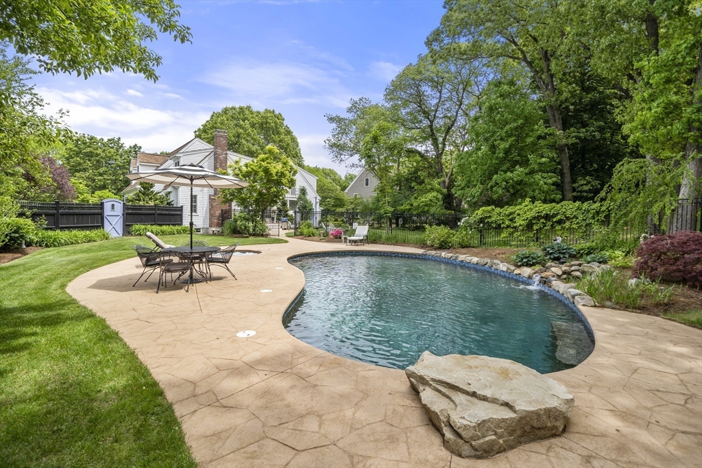 30 Franklin Rodgers Road Hingham, MA 02043 - Photo 34 of 37 a view of a swimming pool with a yard