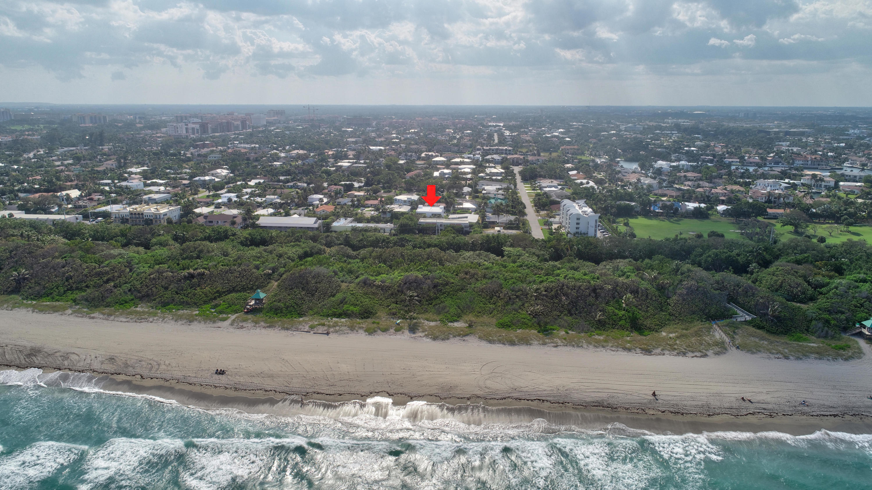 530 Northeast Wavecrest Way, Unit SOUTH Boca Raton, FL 33432 - Photo 26 of 26 144_Beach Aerial (44)