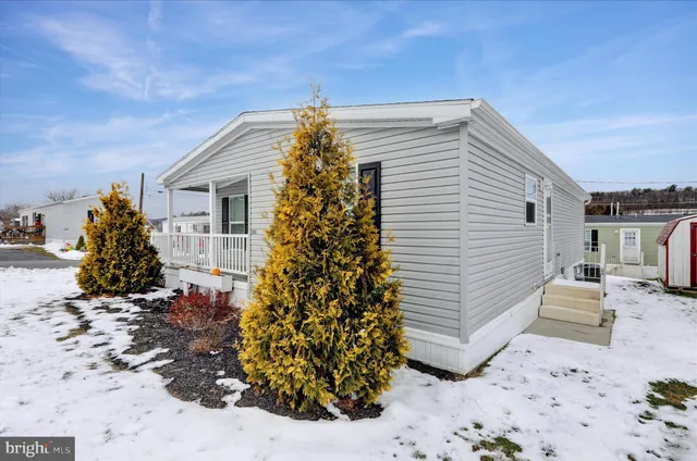 a view of a house with a patio
