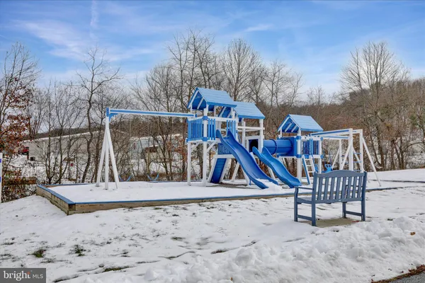 a view of outdoor space with seating
