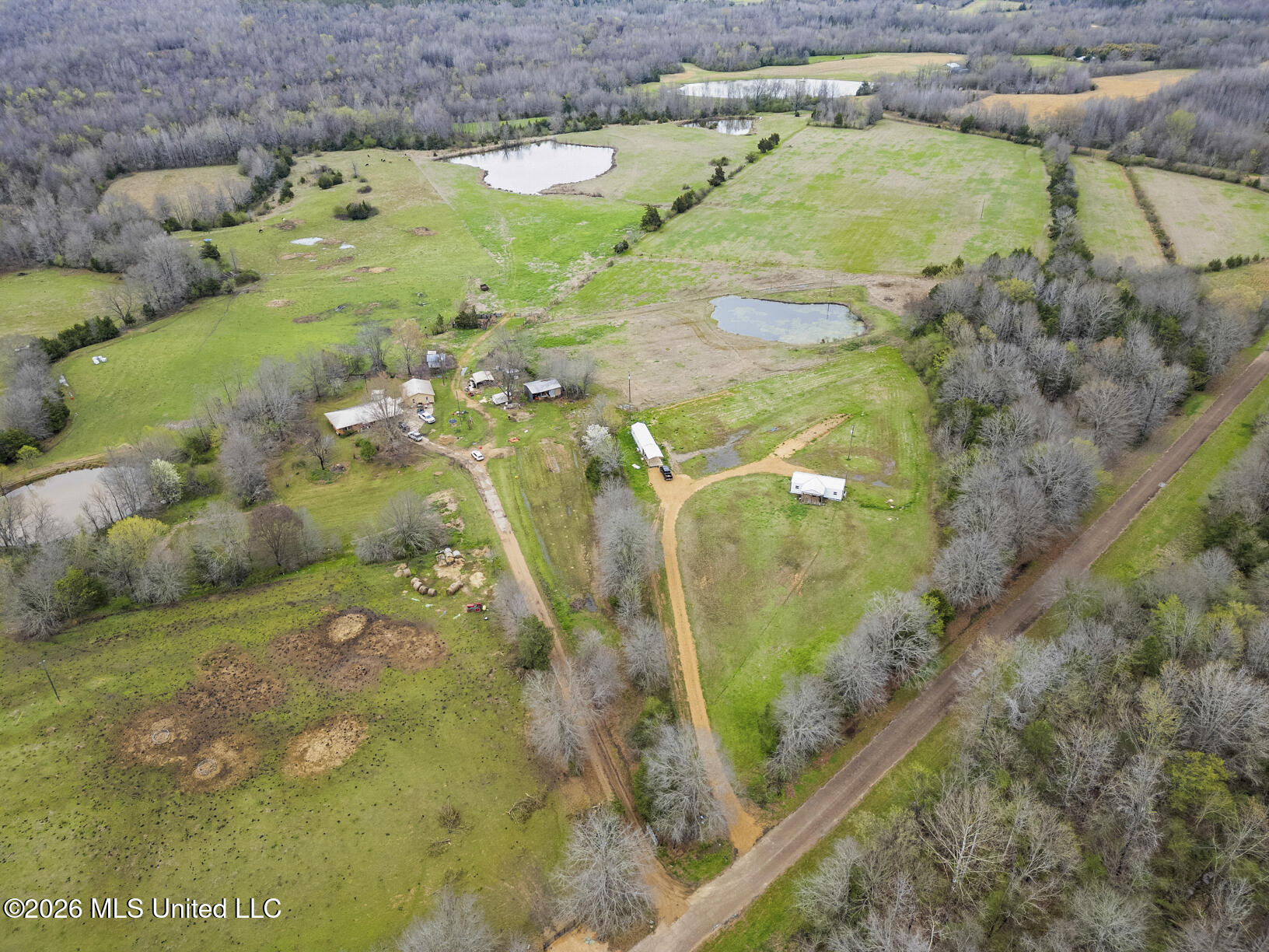2729 Davis Road Benton, MS 39039 - Photo 30 of 34 2729 Davis Rd Drone-3