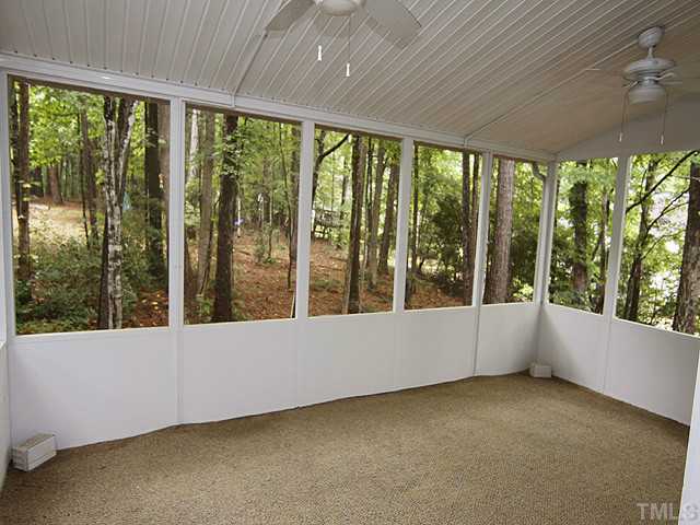 5937 Dunbarton Way Raleigh, NC 27613 - Photo 11 of 16 Ceiling fans to keep the screen porch cool
