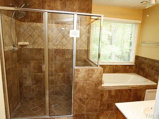 5937 Dunbarton Way Raleigh, NC 27613 - Photo 8 of 16 remodeled with Shower and separate garden tub.