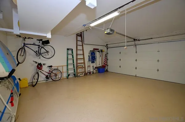a view of an bike storage