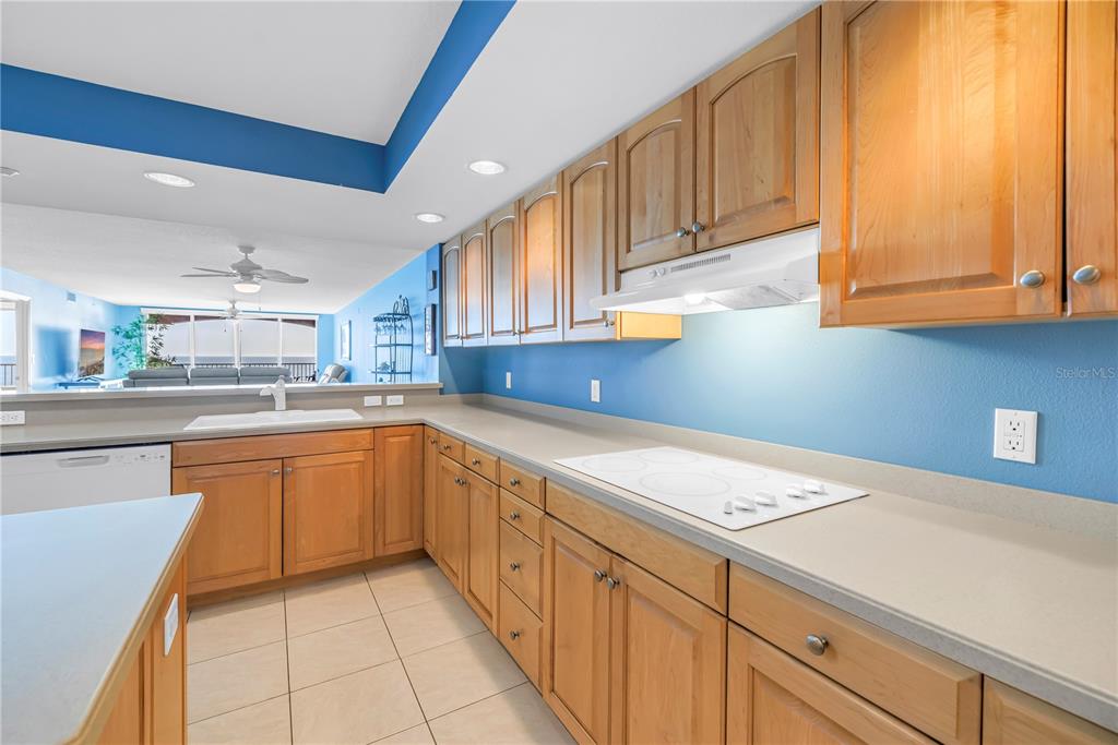 16326 Gulf Boulevard, Unit 308 Redington Beach, FL 33708 - Photo 8 of 44 a kitchen with a sink and cabinets