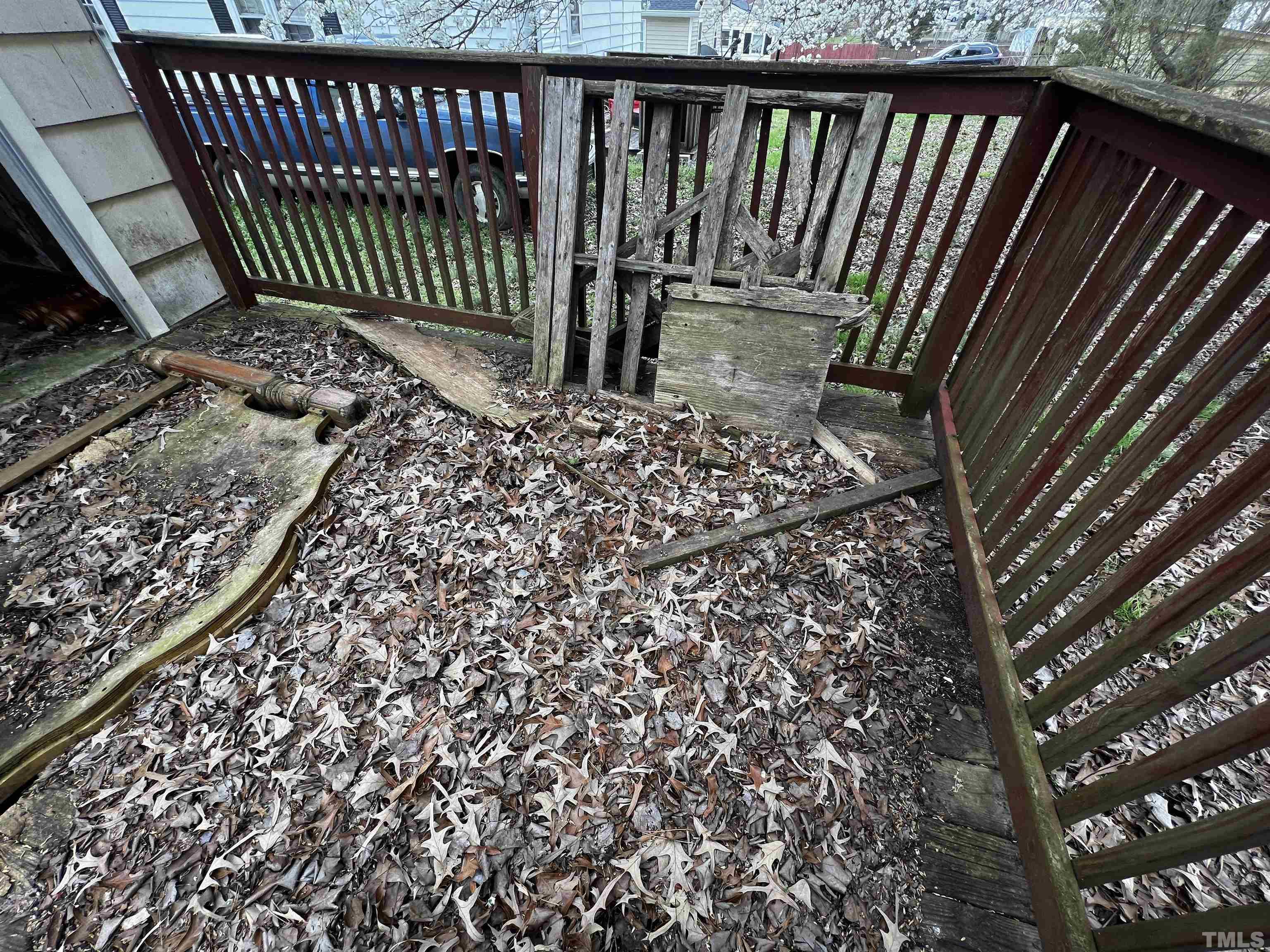 1259 Pointer Street Roxboro, NC 27573 - Photo 33 of 47 a view of a balcony with a swing
