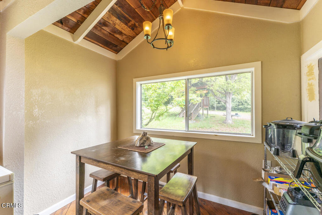 14480 Docker Hill Road Comptche, CA 95427 - Photo 5 of 27 a view of a dining room with furniture window and outside view