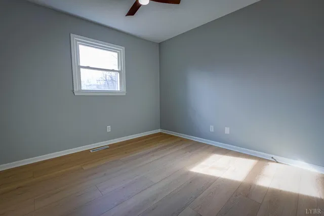 wooden floor in an empty room