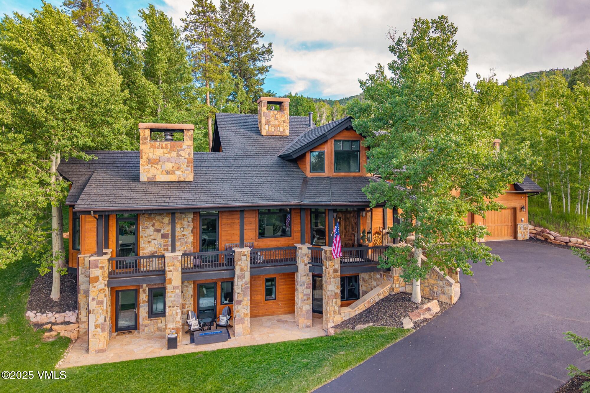 front view of house with a yard
