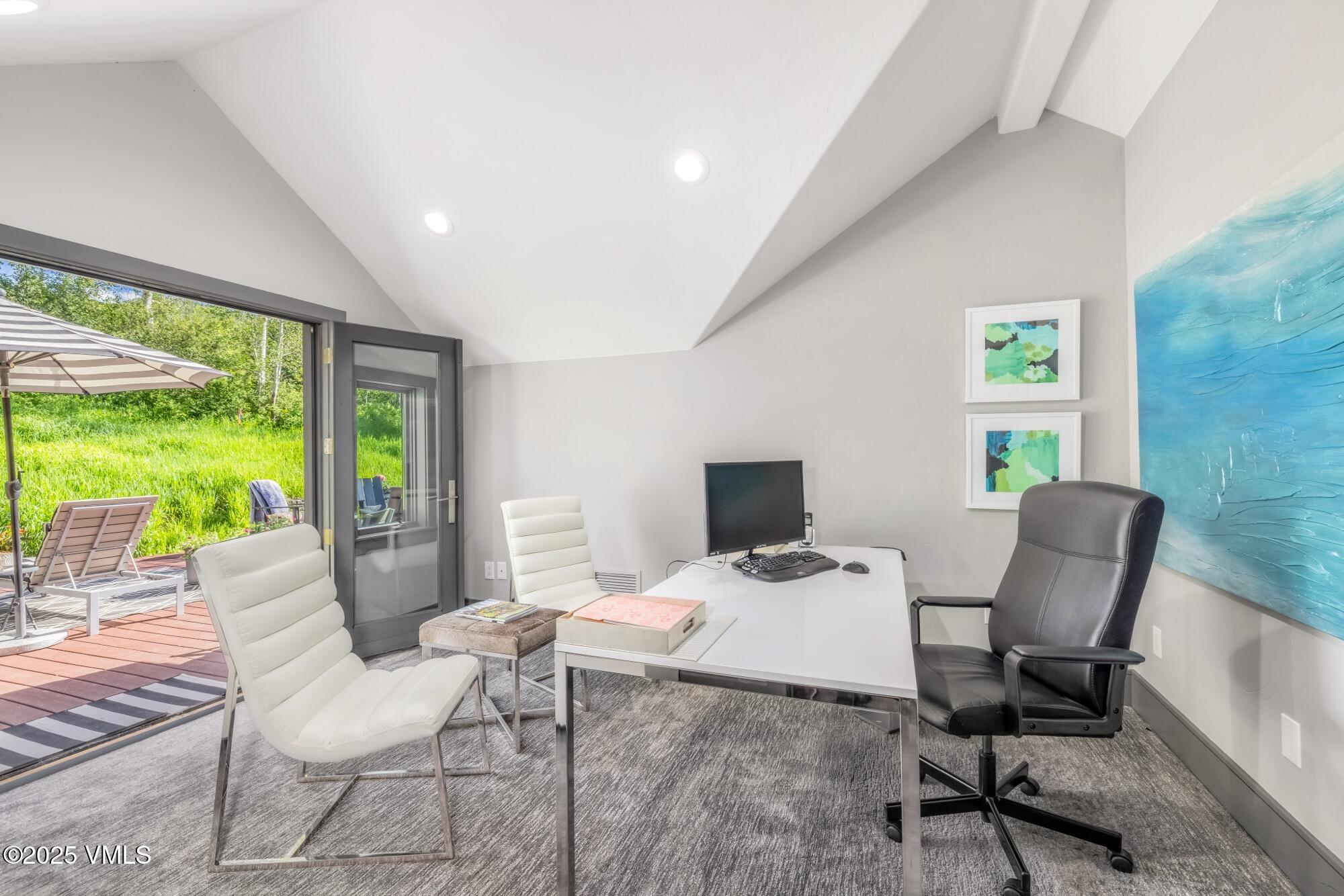 25 West Timber Drive Edwards, CO 81632 - Photo 33 of 55 a view of a workspace with furniture and a window