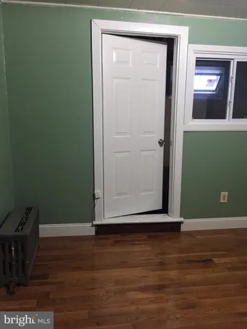 a view of an entryway door