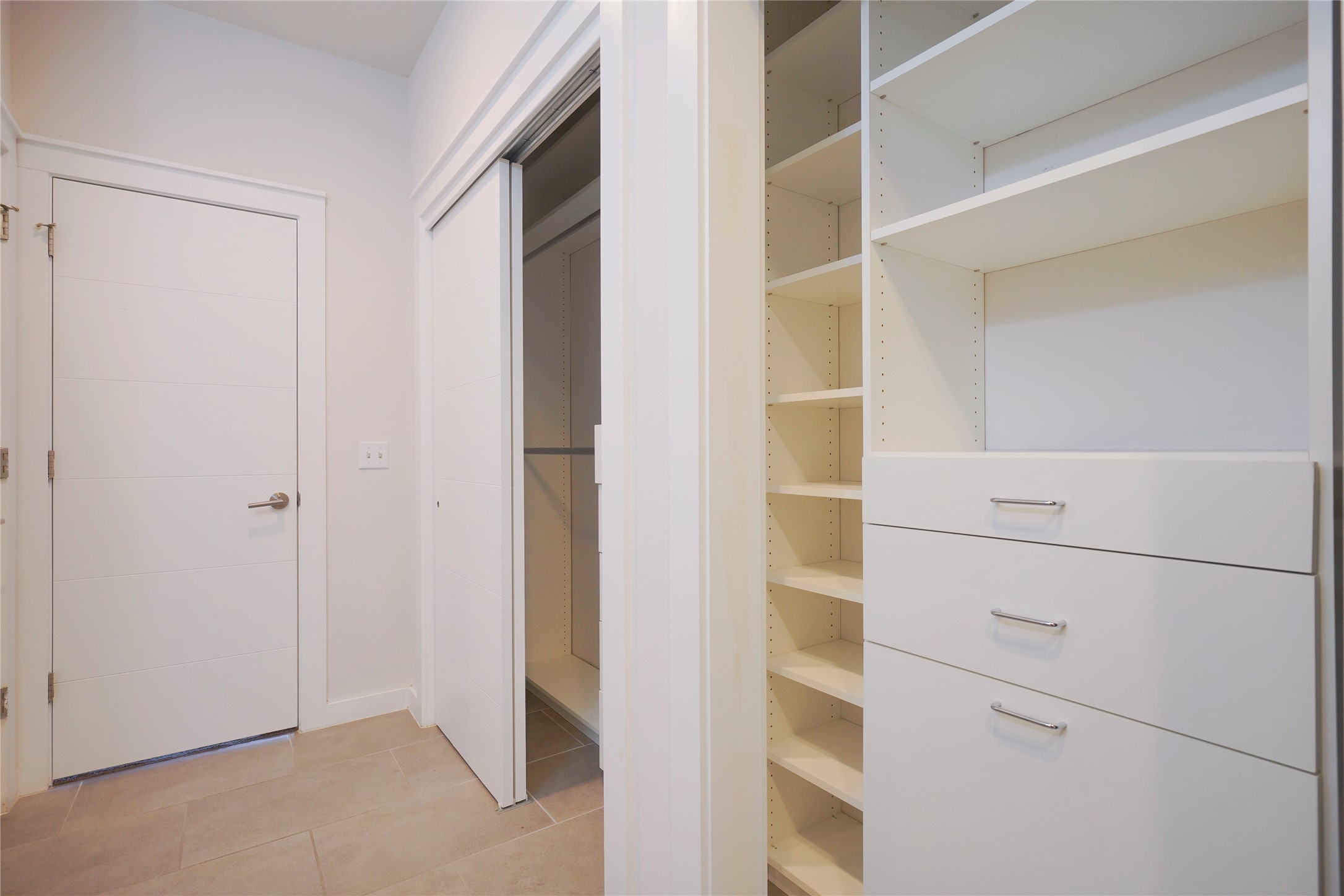 8945 Parker Ranch Circle, Unit A Austin, TX 78748 - Photo 14 of 25 a view of an empty walk in closet
