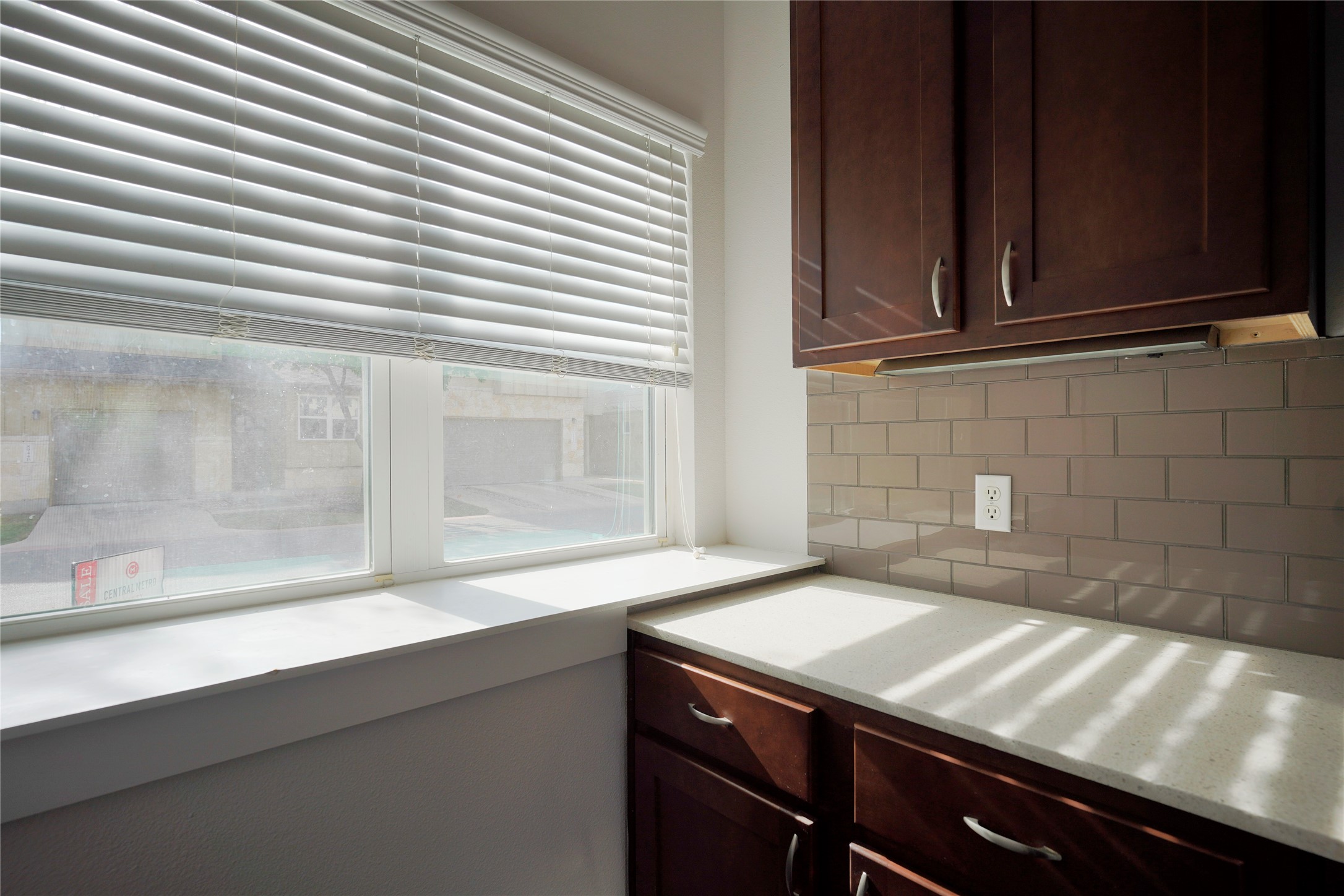 8945 Parker Ranch Circle, Unit A Austin, TX 78748 - Photo 6 of 25 a bathroom with a sink and a mirror