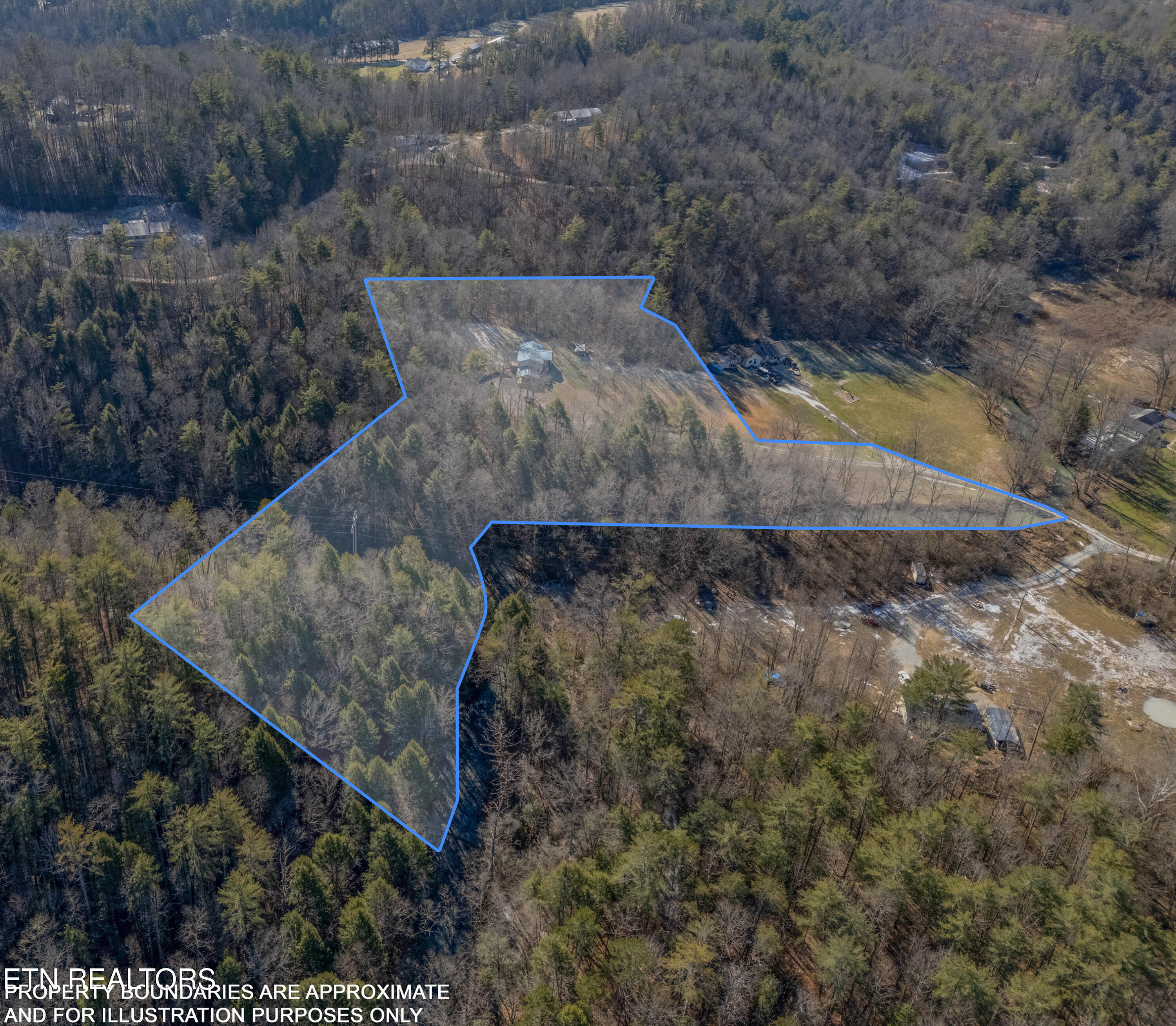 161 Adcock Hollow Road Harriman, TN 37748 - Photo 39 of 41 DJI_20260128010553_0907_D-HDR-LOT-LINES