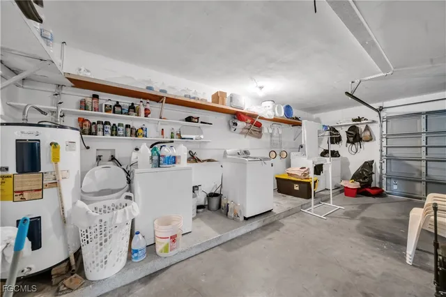 a view of storage and utility room