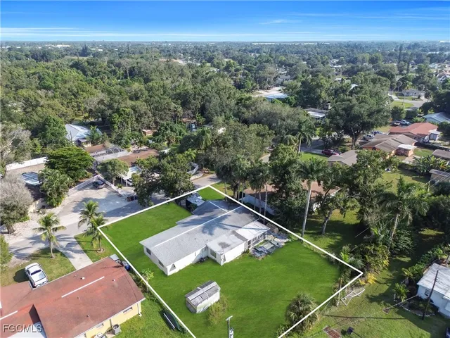 an aerial view of a football ground