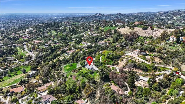 a view of city from balcony