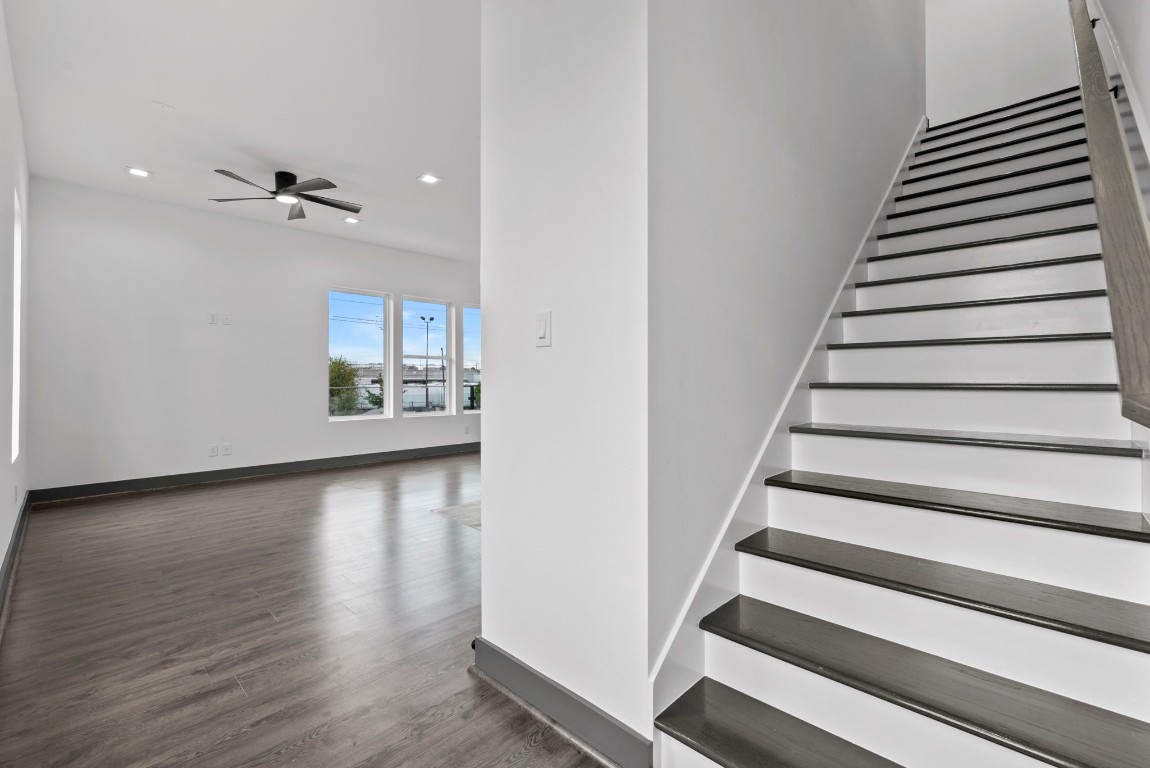 3118 Clay Street Houston, TX 77003 - Photo 15 of 32 wooden floor in an empty room with a window