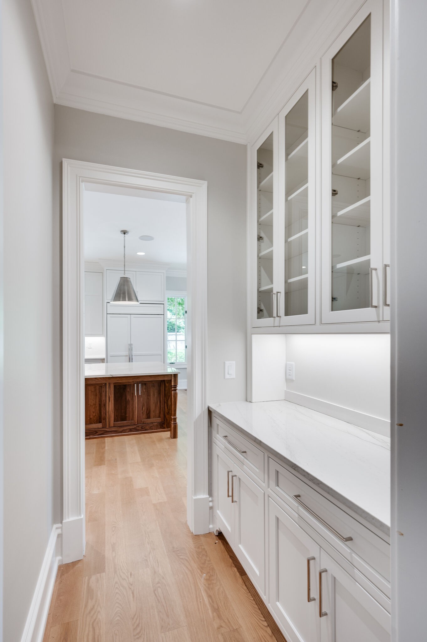 1073 Vaughn Crest Boulevard Franklin, TN 37069 - Photo 15 of 70 a living room with stainless steel appliances kitchen island a large window and a kitchen view
