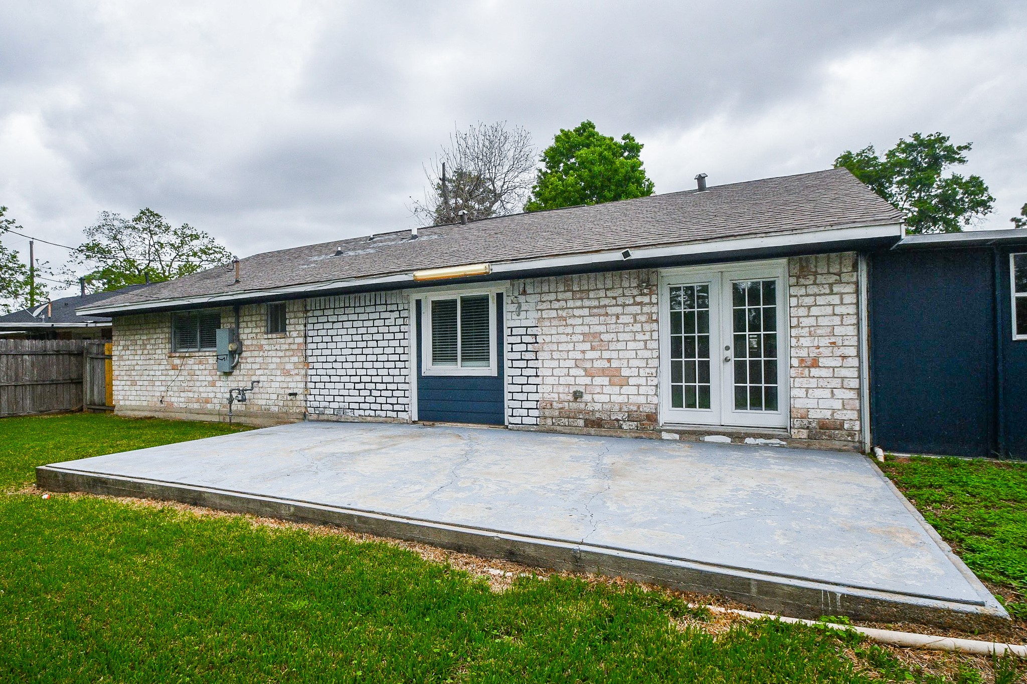 710 Barnesville Street Channelview, TX 77530 - Photo 18 of 20 Back yard with concrete deck.