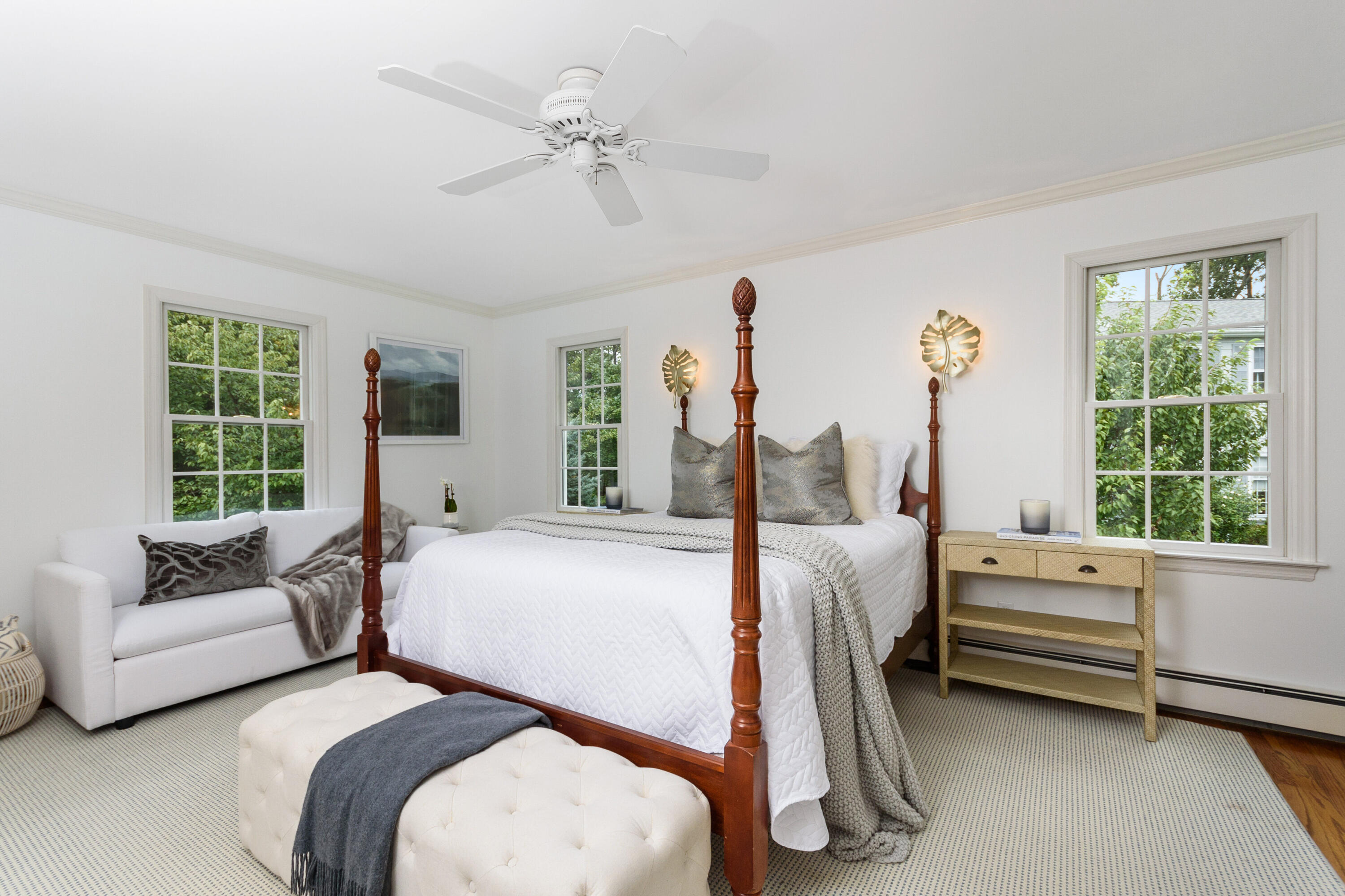 2 Hedge Row Darien, CT 06820 - Photo 16 of 38 a bed room with a bed and a couch