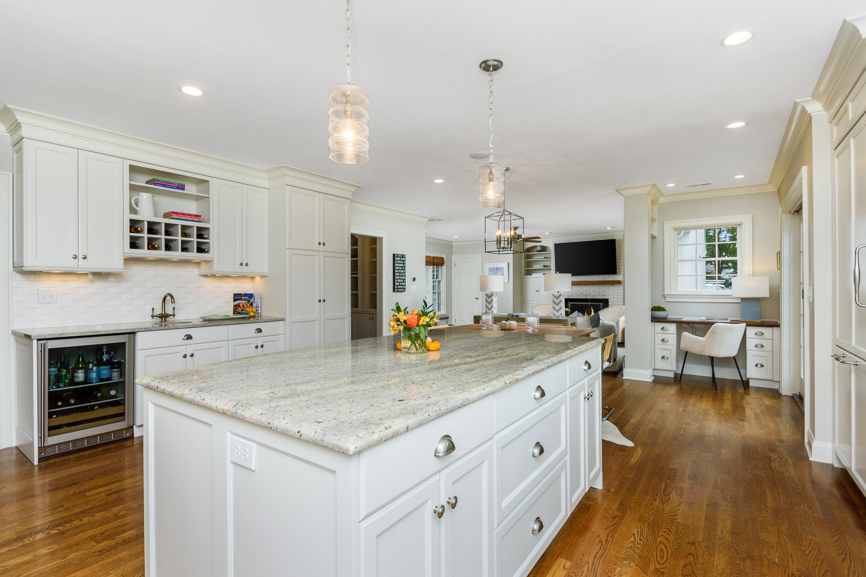 2 Hedge Row Darien, CT 06820 - Photo 6 of 38 a kitchen with stainless steel appliances granite countertop a stove and a wooden floors