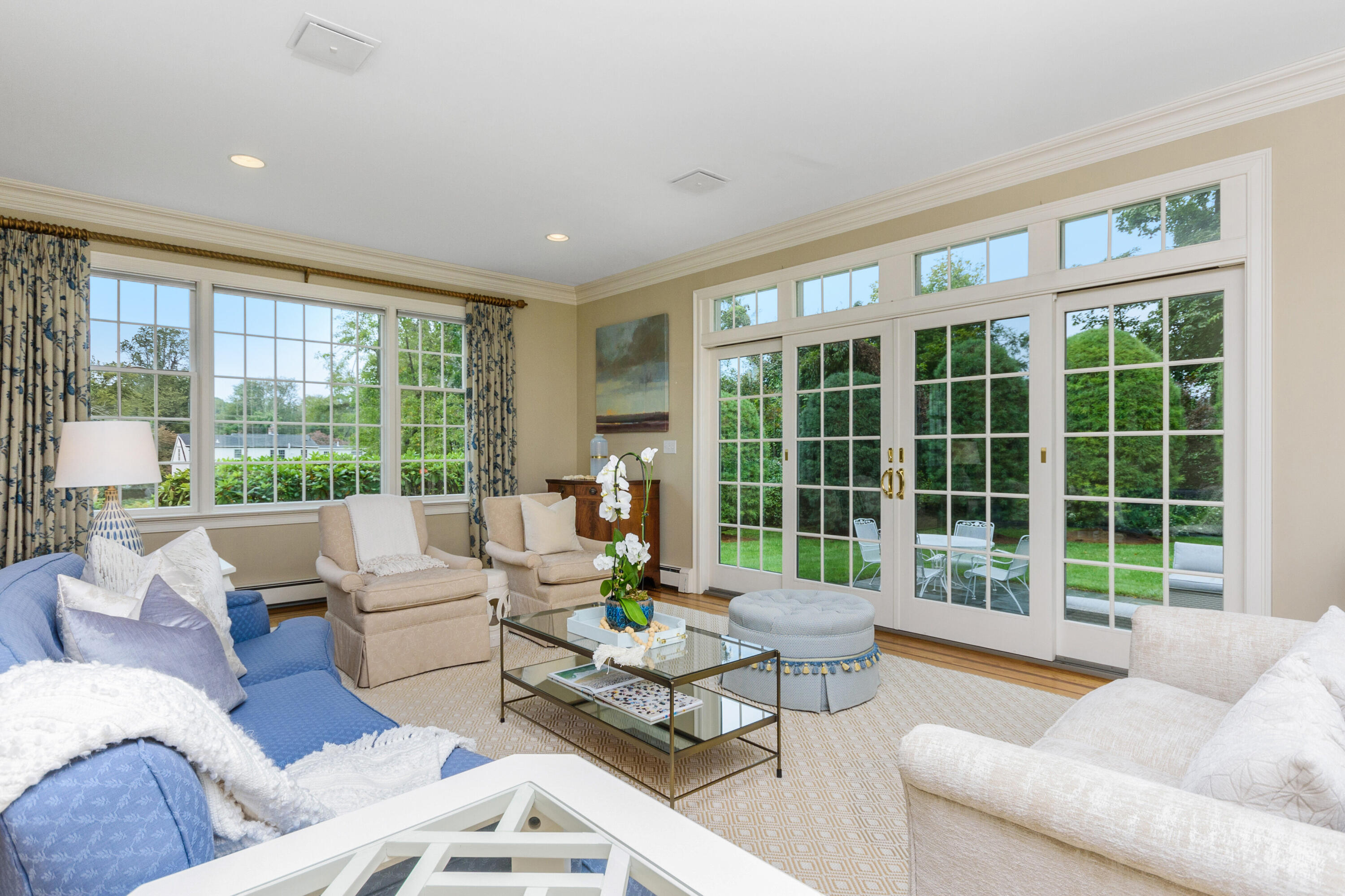 2 Hedge Row Darien, CT 06820 - Photo 9 of 38 a living room with furniture and a large window