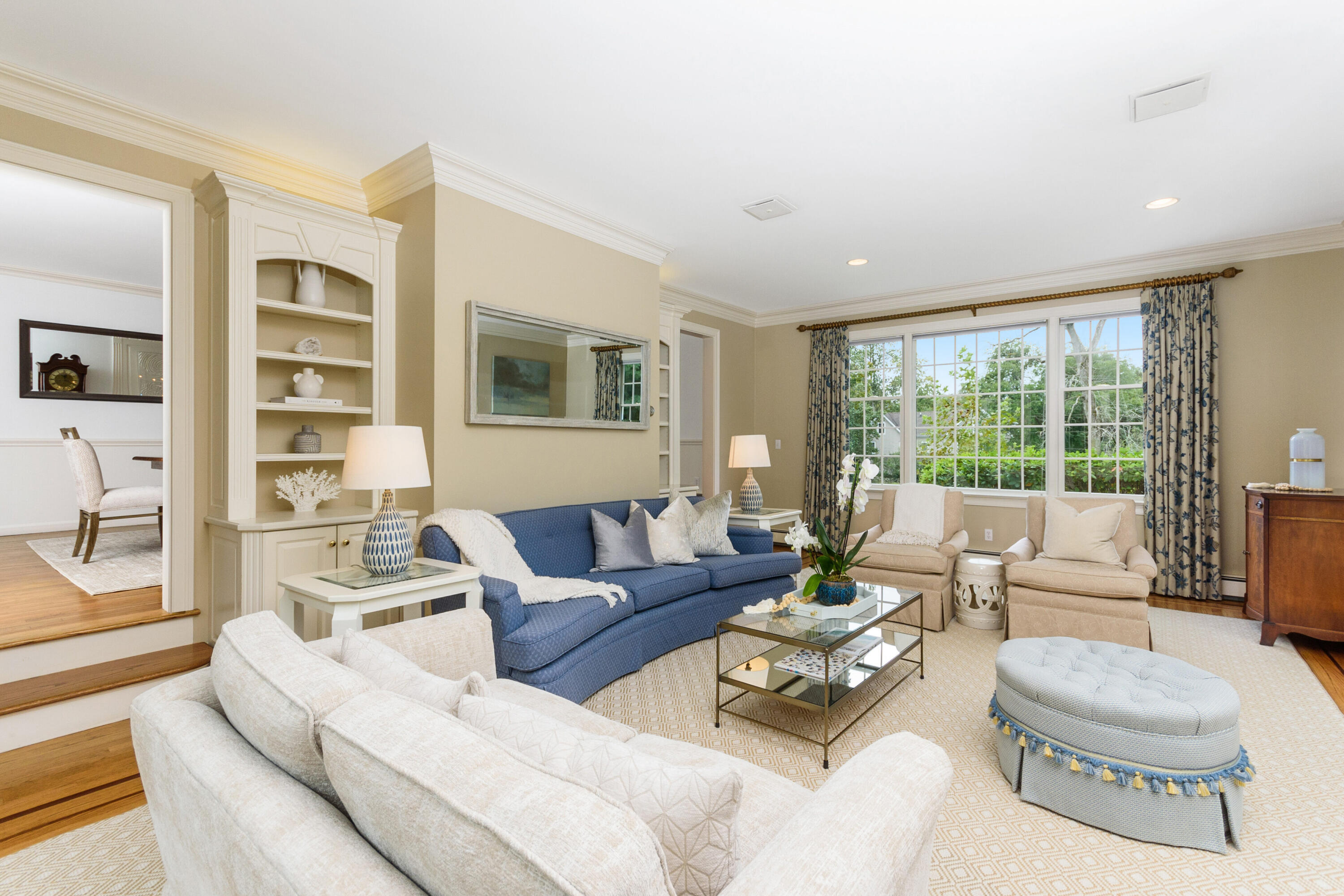 2 Hedge Row Darien, CT 06820 - Photo 10 of 38 a living room with furniture and a large window