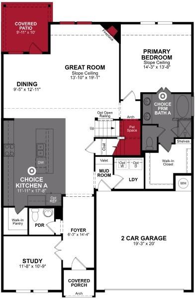 2517 Freeman Street Anna, TX 75409 - Photo 28 of 29 Beazer Homes Churchill Cascade Floorplan.