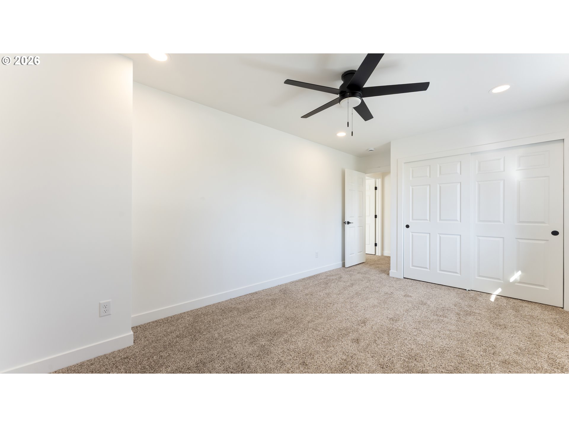 141 Northeast D Street Willamina, OR 97396 - Photo 29 of 43 a open hall with a ceiling fan