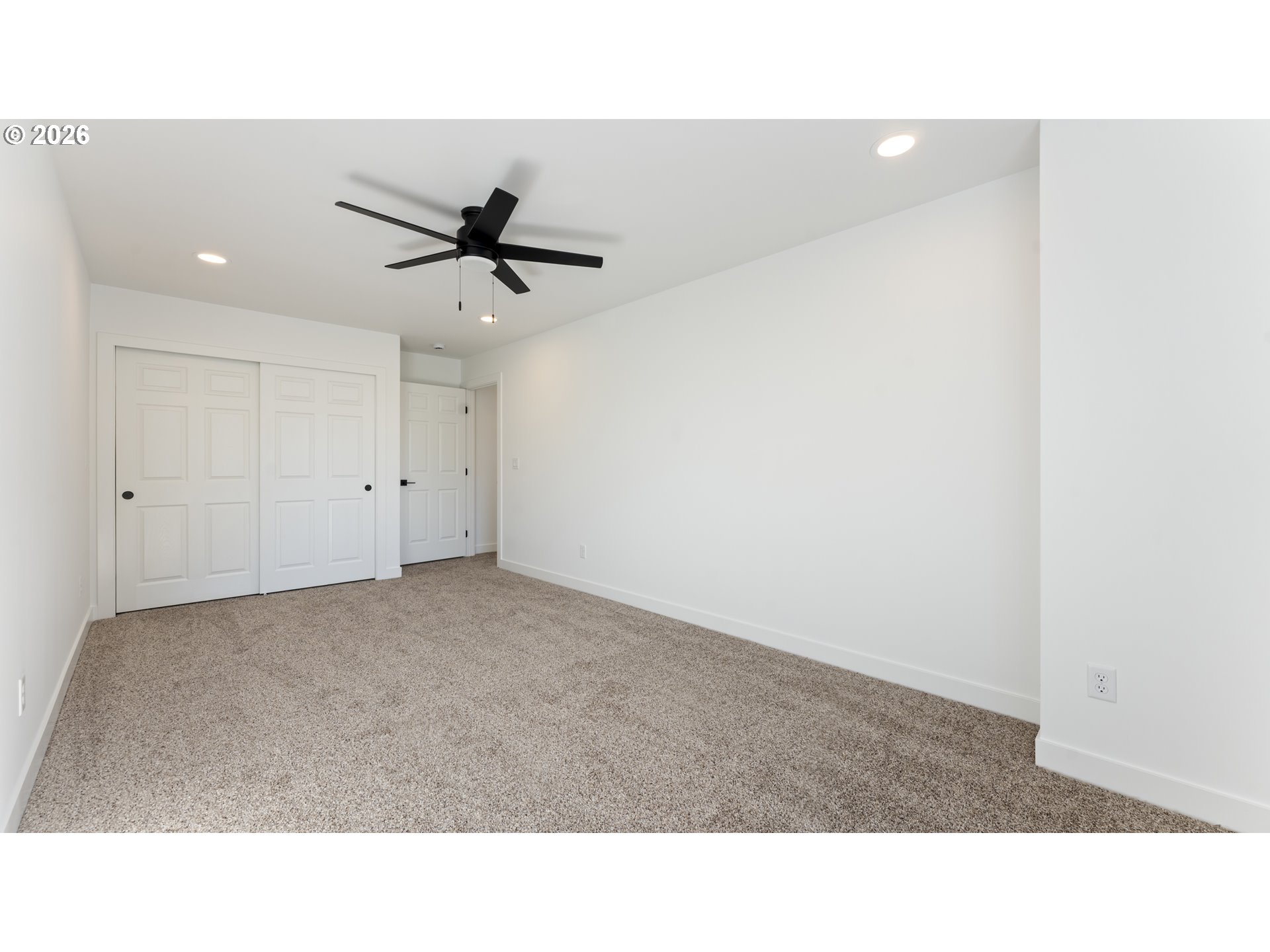 141 Northeast D Street Willamina, OR 97396 - Photo 31 of 43 a open hall with a ceiling fan