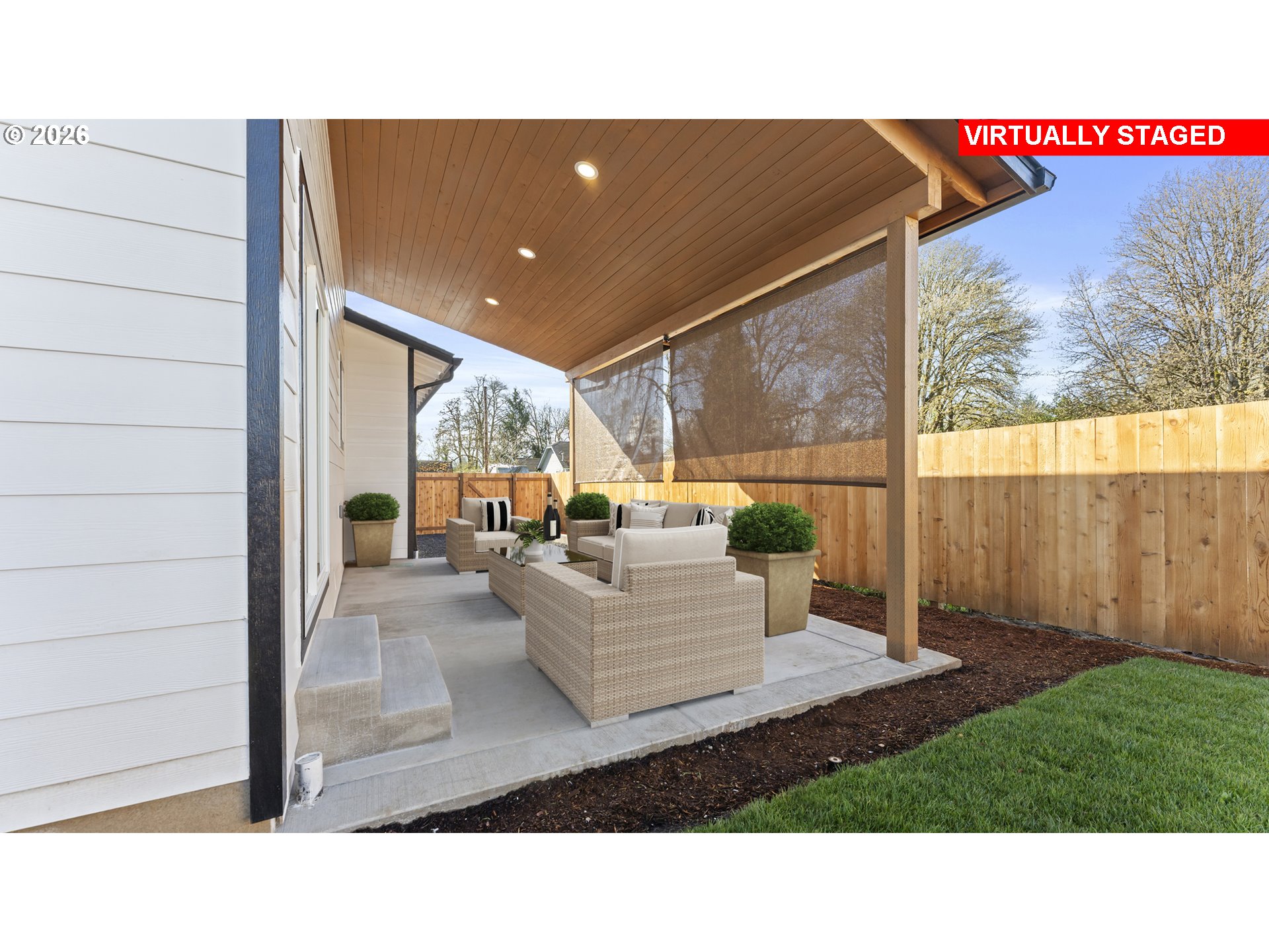 141 Northeast D Street Willamina, OR 97396 - Photo 32 of 43 a open living room with a couch and a large window