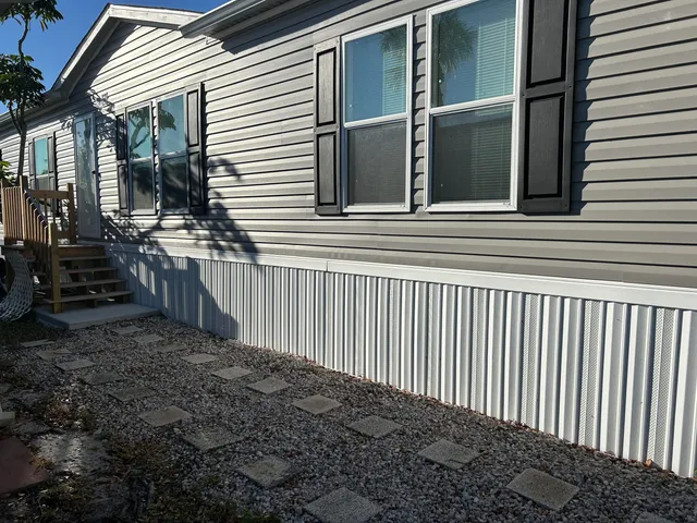 a view of a house with a window