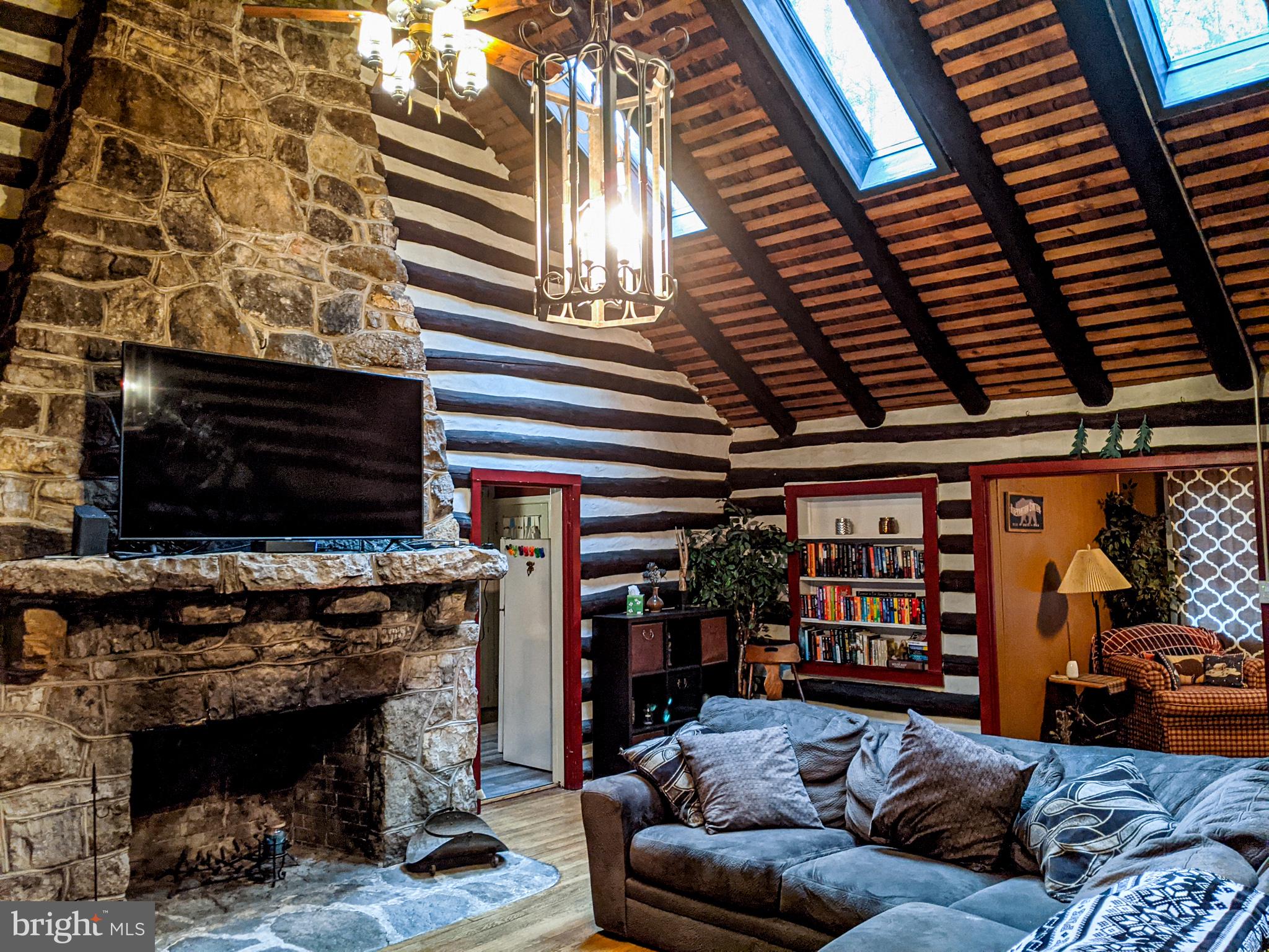 10436 Golf Course Road Fayetteville, PA 17222 - Photo 8 of 49 Gorgeous Stone Fireplace, skylights
