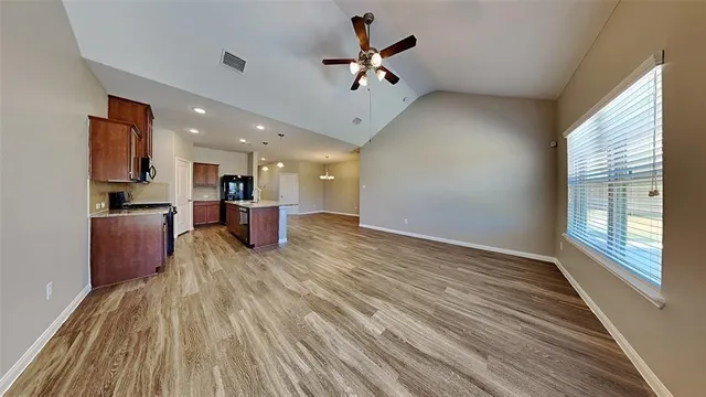 a kitchen with a stove and a sink