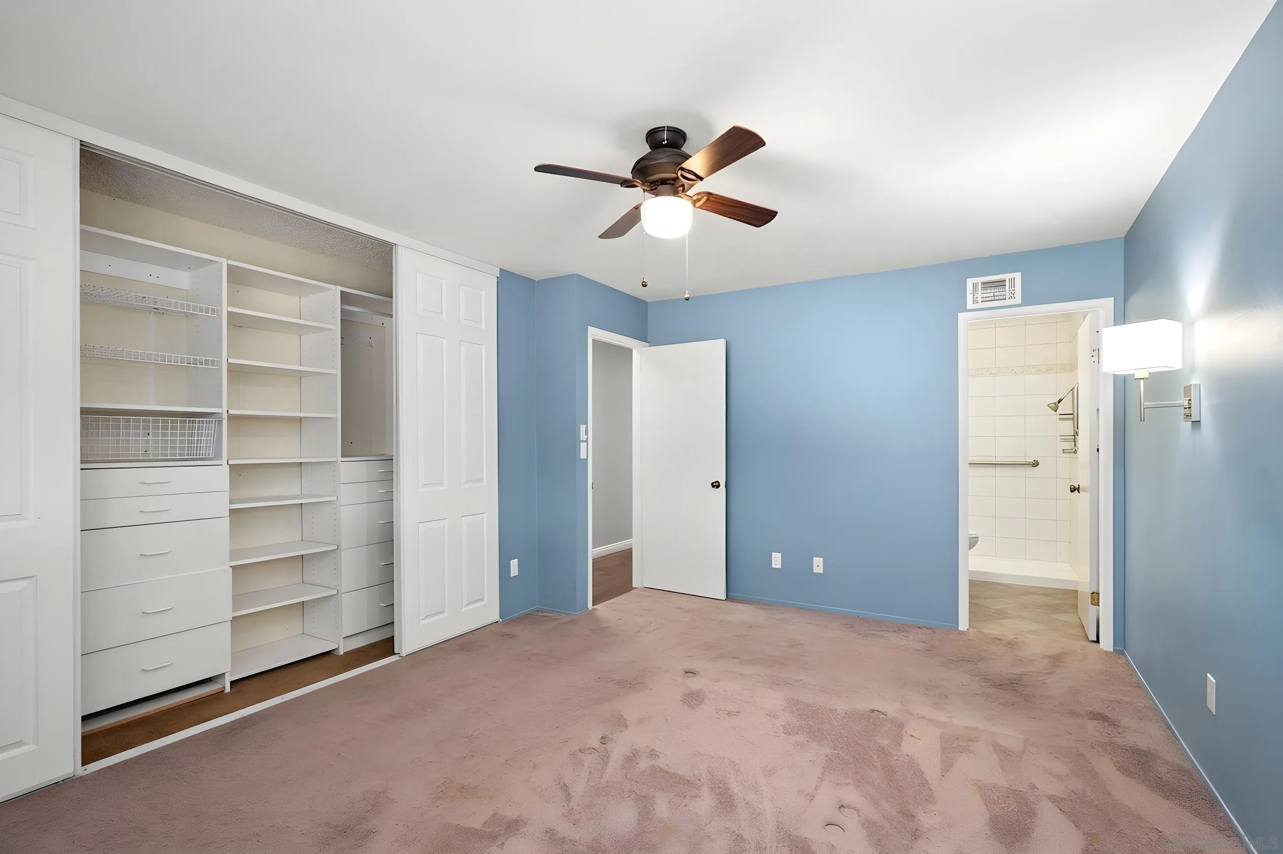 12679 Ridgeton Drive Lakeside, CA 92040 - Photo 18 of 33 a view of an empty room with a ceiling fan