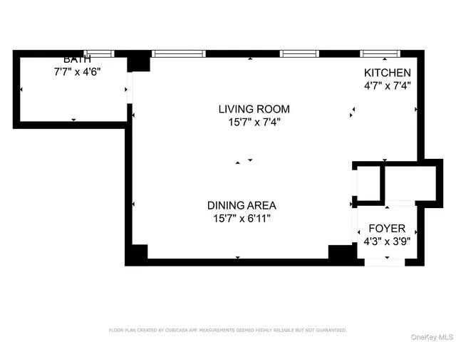 a picture of a park with an white wall